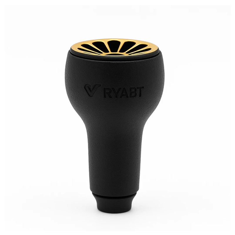 Spincast Reel - TPE 소재의 검은색 손잡이, 27mm, 시마노
